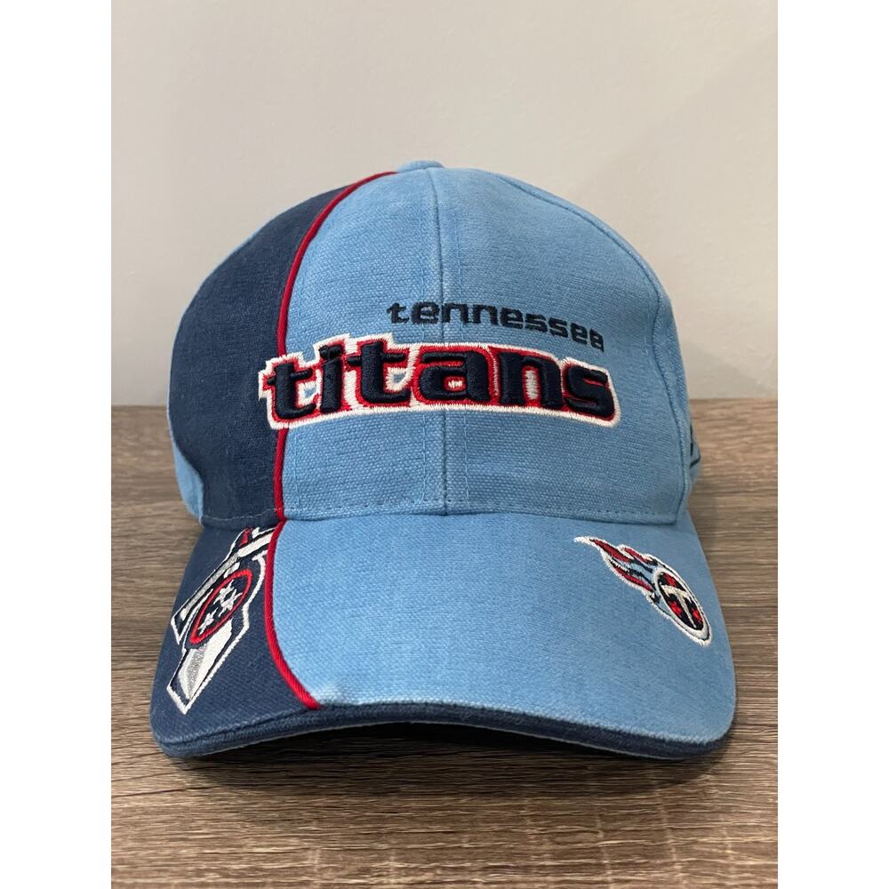 Reebok Tennessee Titans Hat Blue NFL Pro Line Vintage Cotton Football Dad Cap